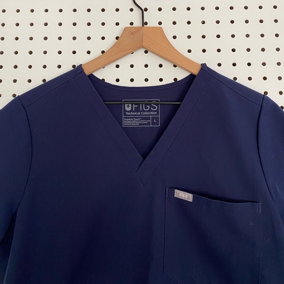 Figs Technical Collection pants only in navy large petite - Picture 8 of 10